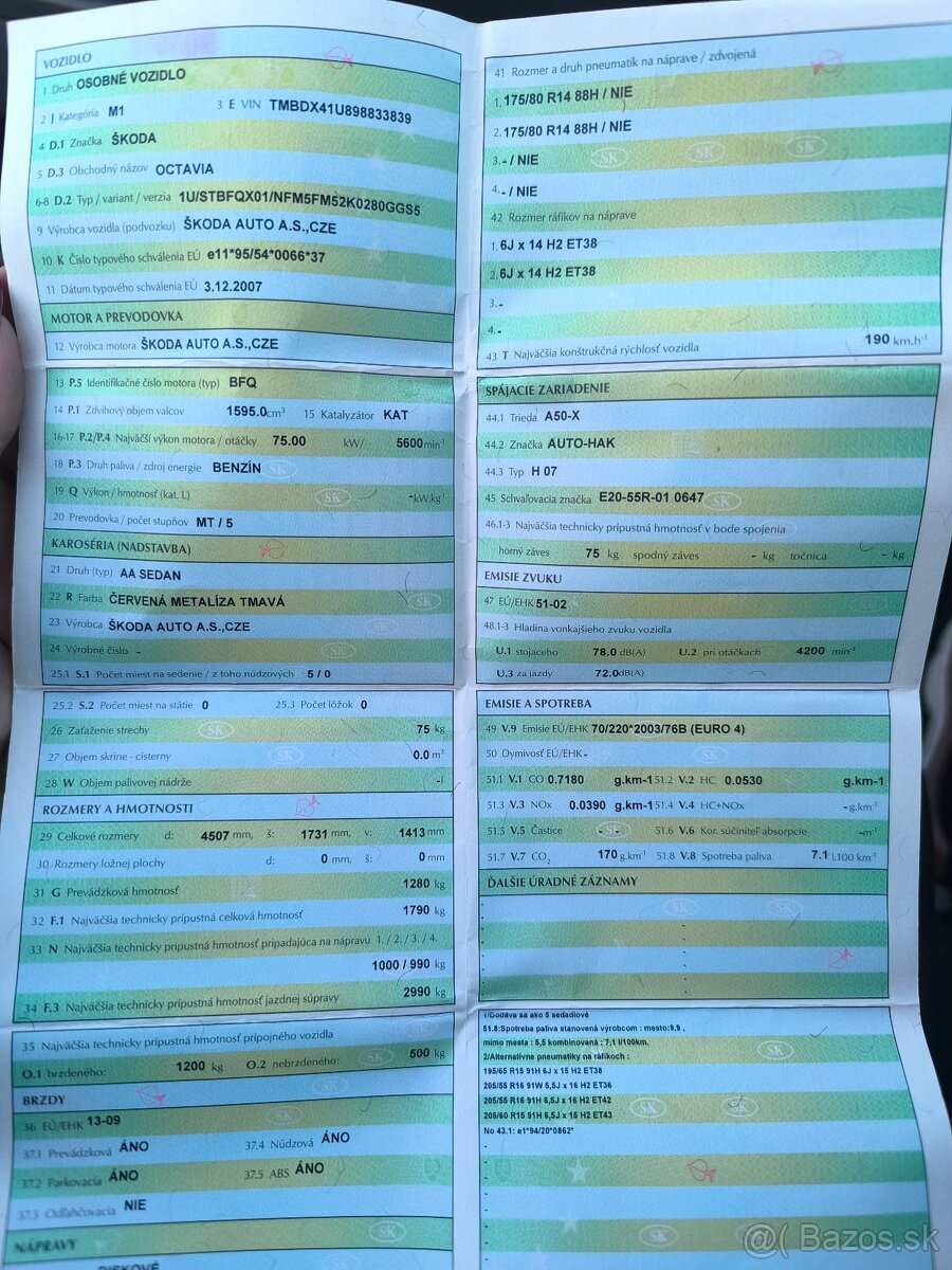 Predám škoda Octavia sedan - 4