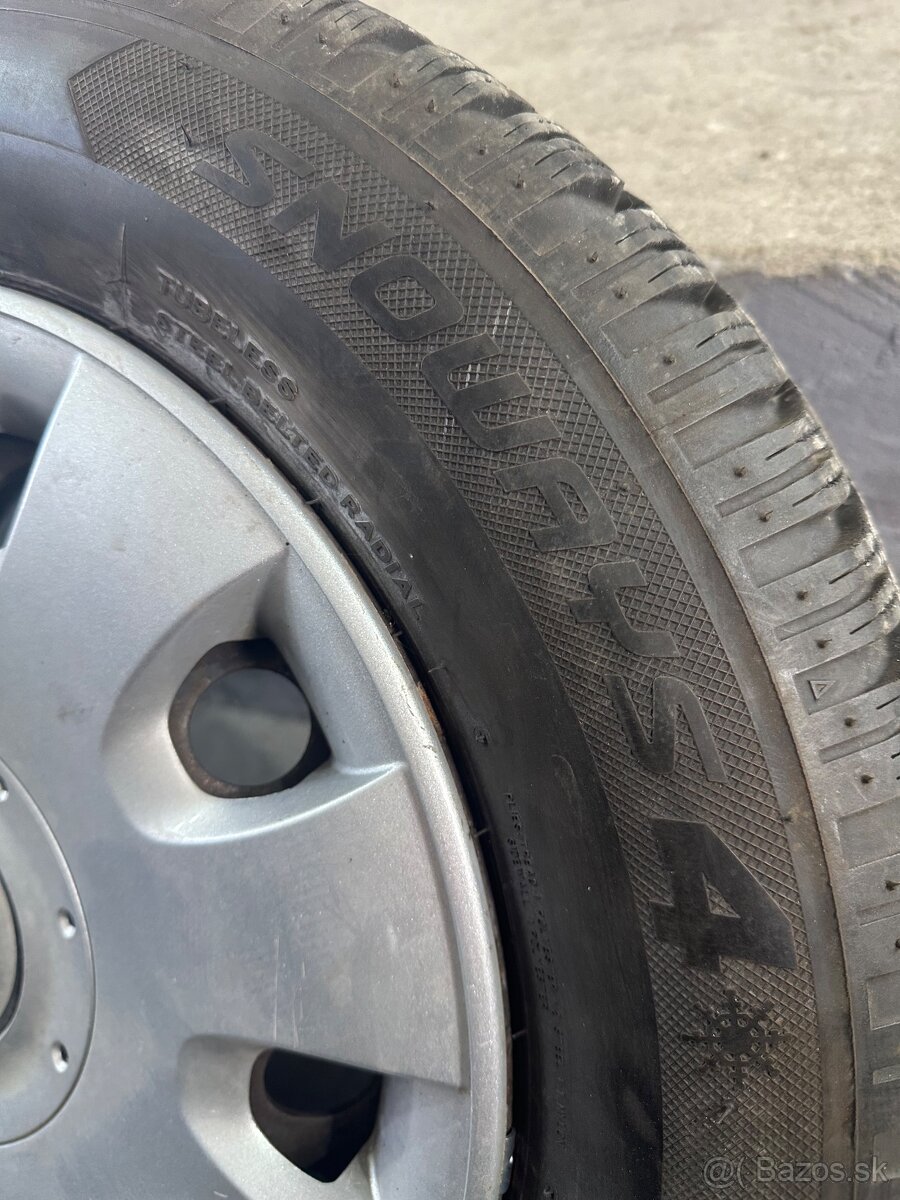 Komplet zimná sada diskov 5x112 + pneumatík zimné 195/65 R15 - 4