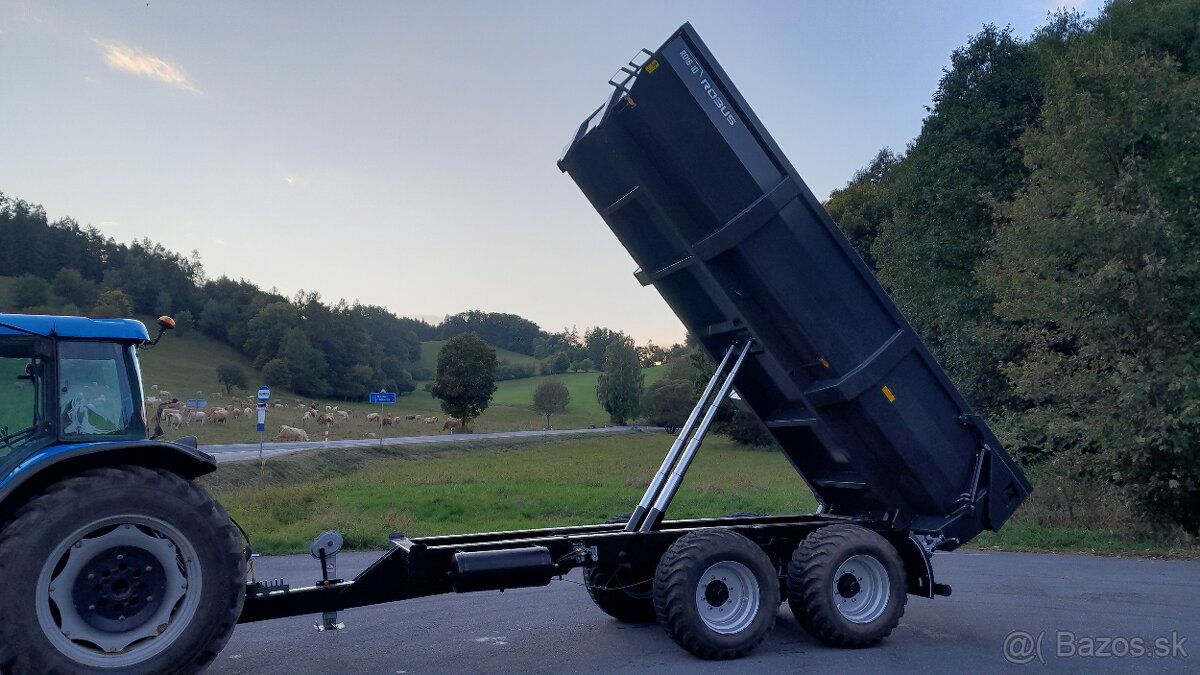 Traktorový náves,Vlek za Traktor,Príves,Vlečka,Dumper 16t - 4