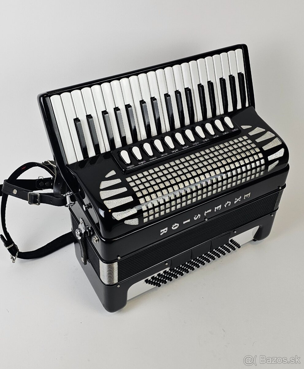 Akordeon harmonika EXCELSIOR made in italy 96bas 4 hlas - 4