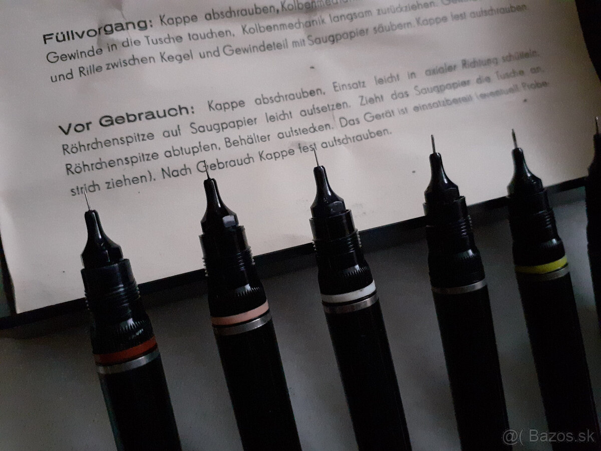 Sada technických, rysovacích pier Skribent multi 8ks - 4