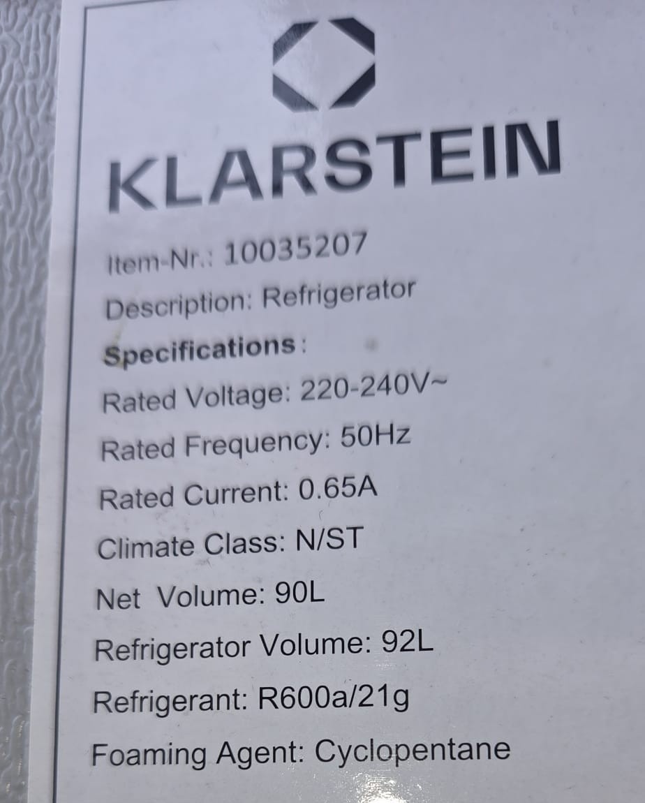 Chladnička KLARSTEIN Obsidian 90l - 4