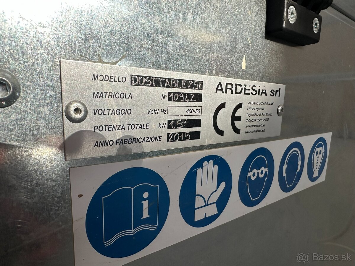 Odsávací stůl pro broušení ARDESIA E 2400 - Brno - 4