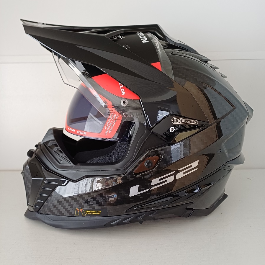 Enduro přilba LS2 Explorer Carbon Glos - 4