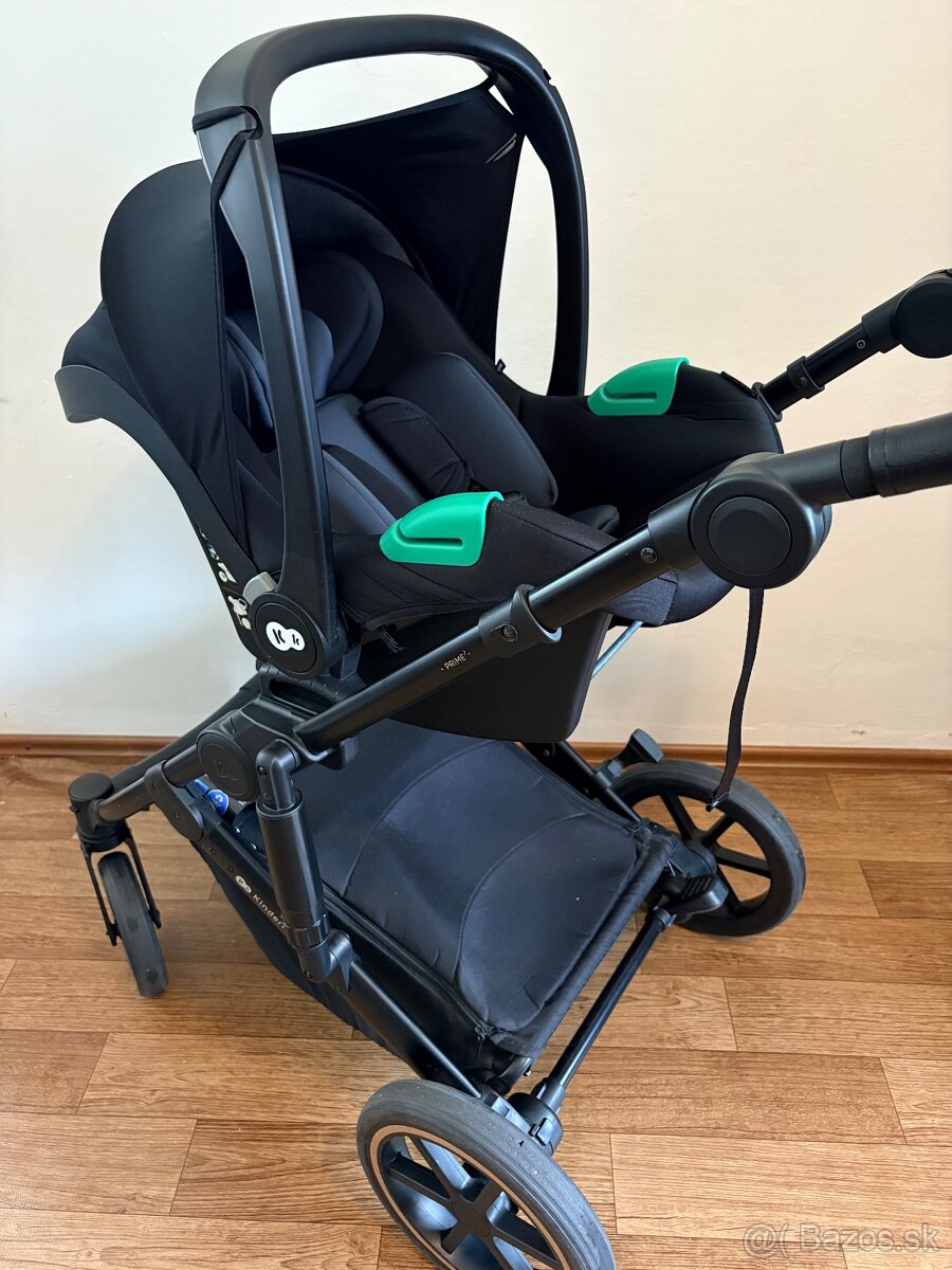 Kočík Kinderkraft prime 2 3v1 dark green - 4