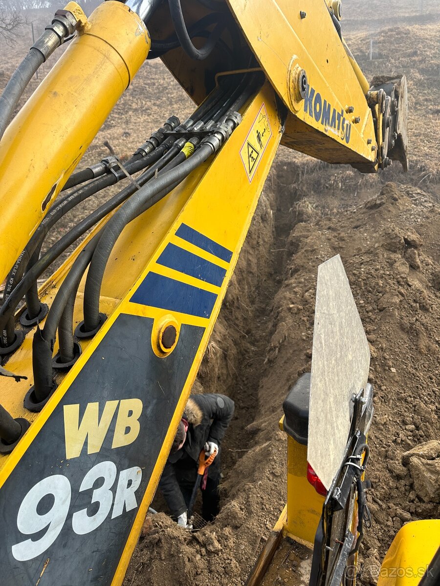 Zemné a výkopové práce- traktorbager - 4