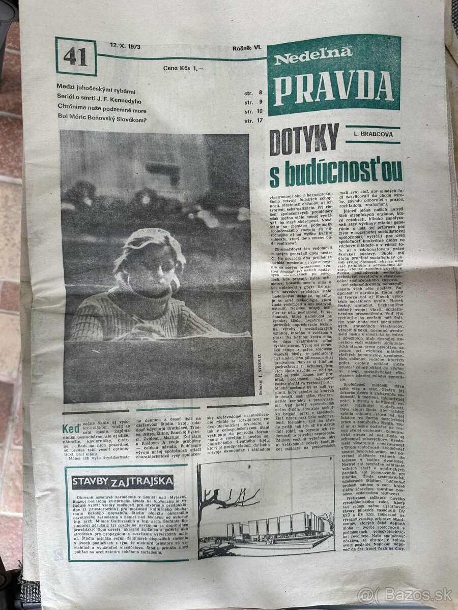 Staré noviny Pravda, rolnicke druzstvo, nedelna pravda - 4