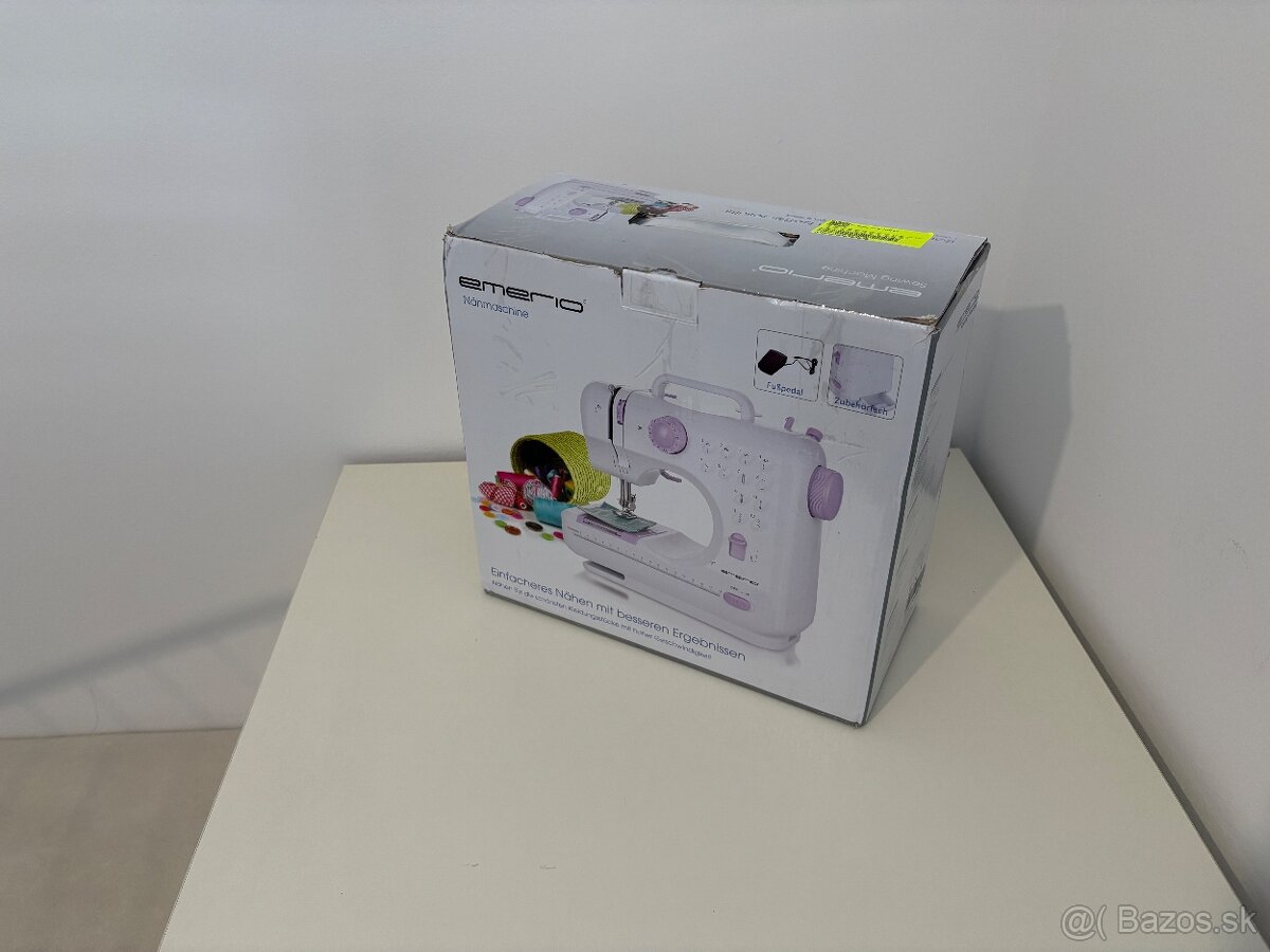 Nový šijací stroj ešte nevybalený - 4