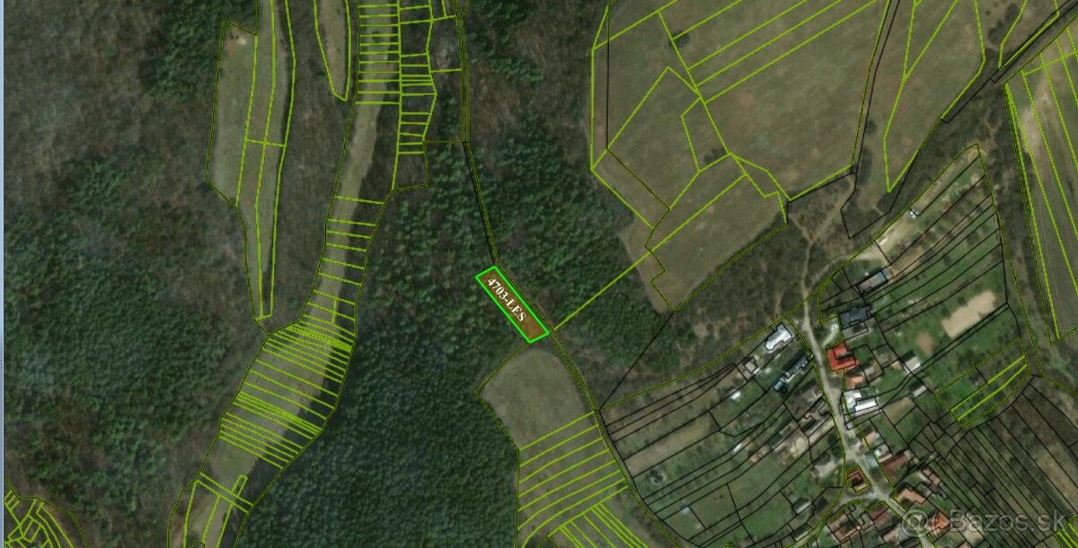 Predám pozemky v krásnom malebnom prostredí - cena 1,97€ - 4