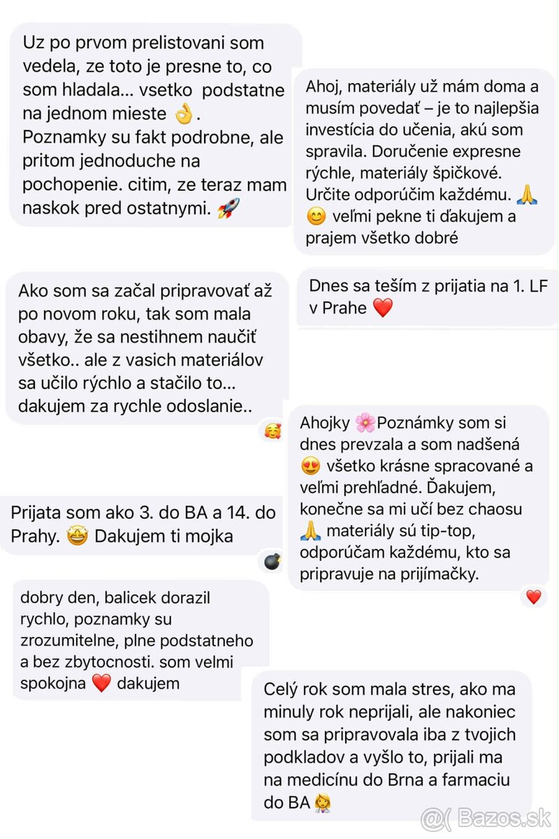 2026 medicína UPJŠ KE najkompletnejšie podklady přijímačky - 4