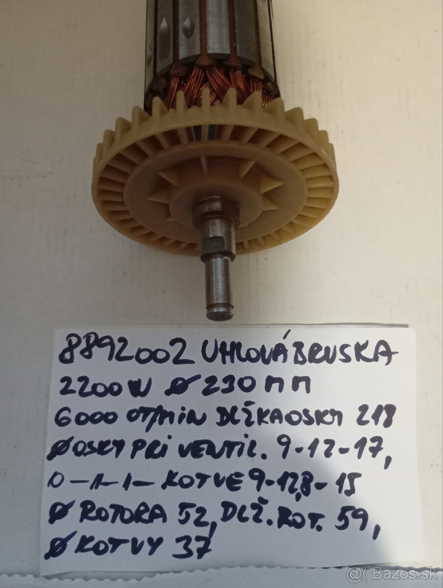 Rotor,uhlová bruska - 4