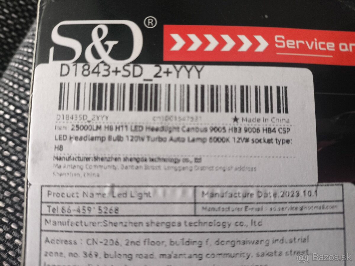 Ponúkam žiarovky h8 Led - 4