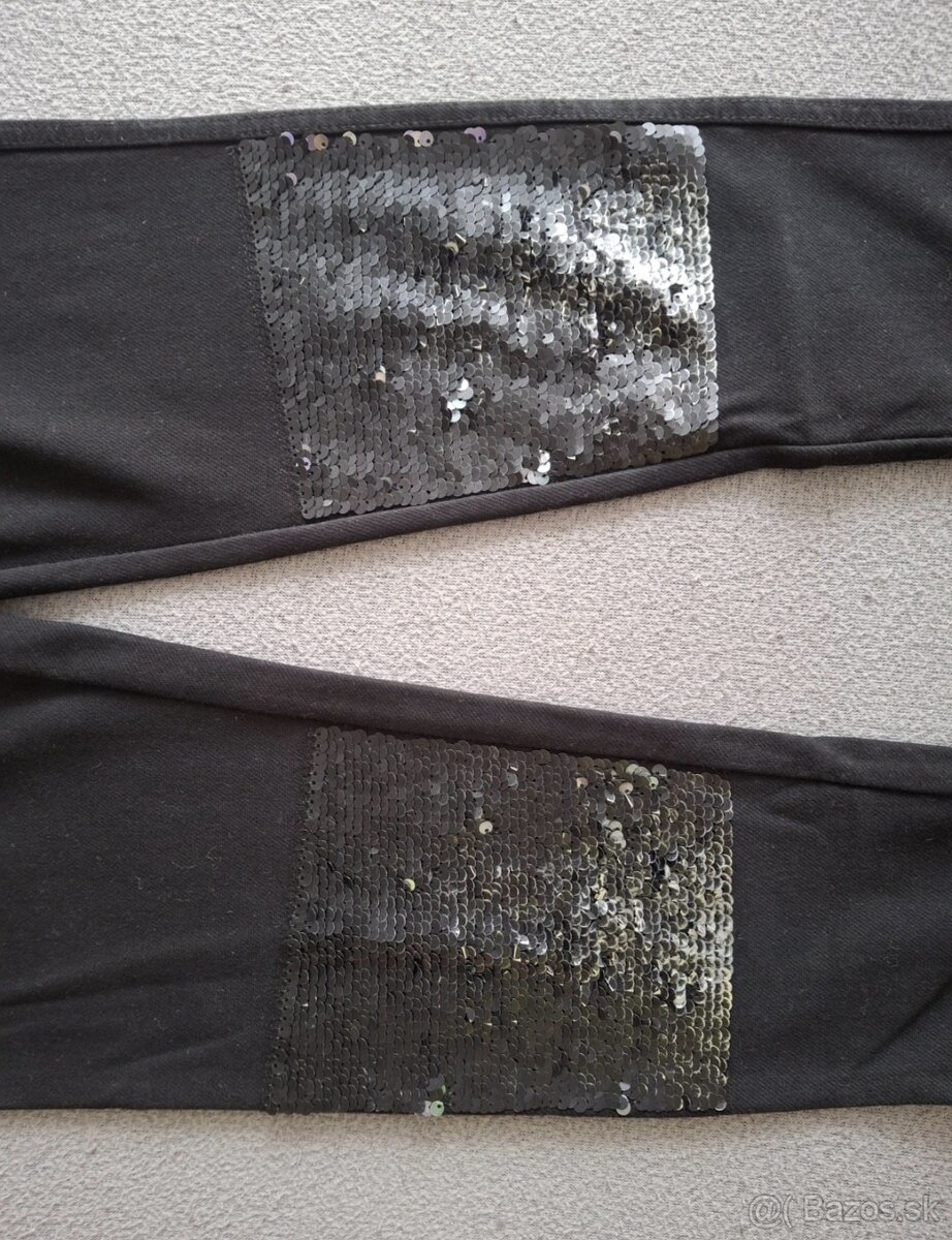 Dievčenské čierne džegíny. - 4