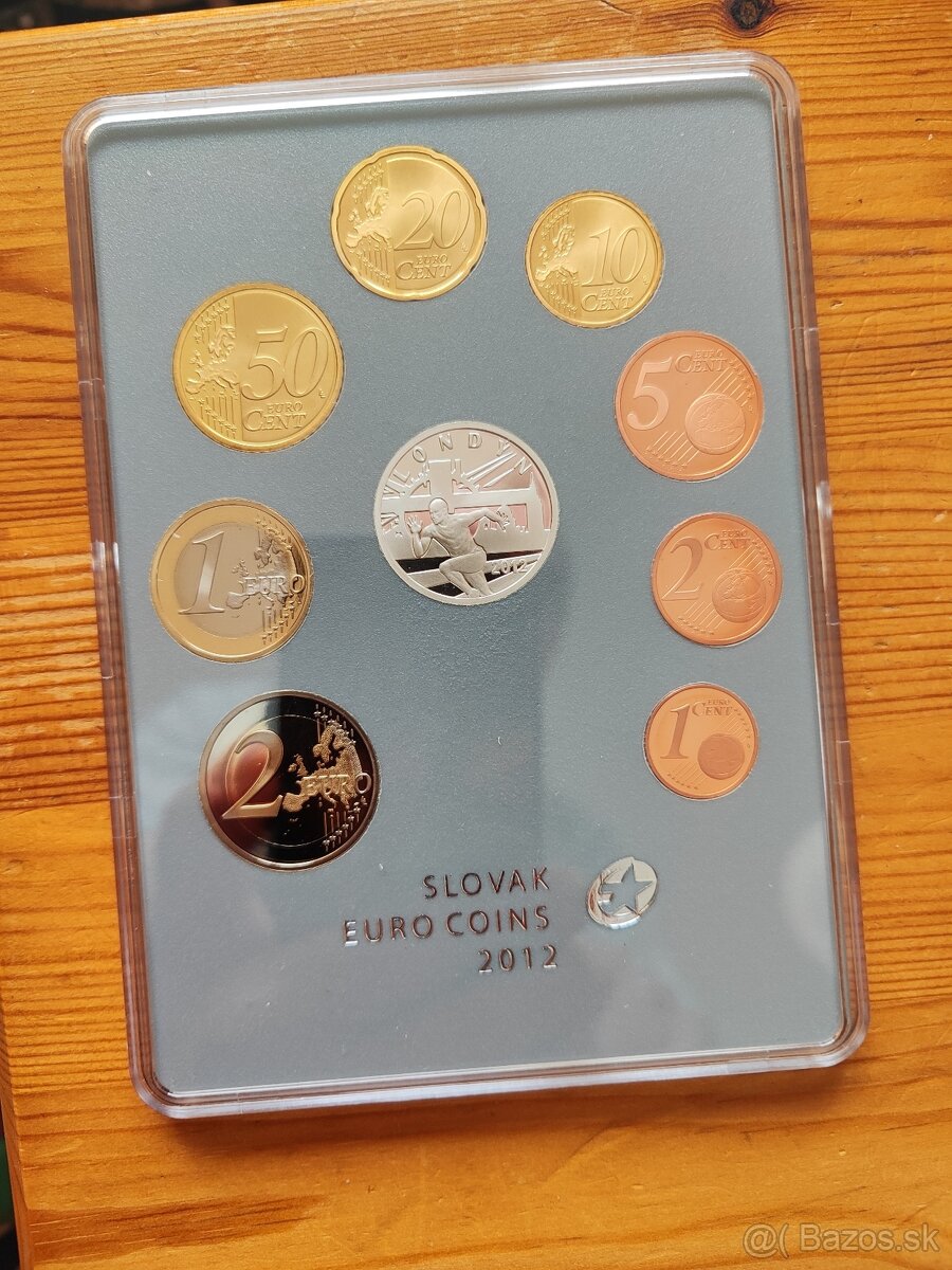 Súbor proof euromincí SR 2012 – London - 4