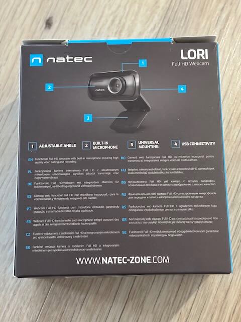 Webkamera Natec Lori Full HD - 4