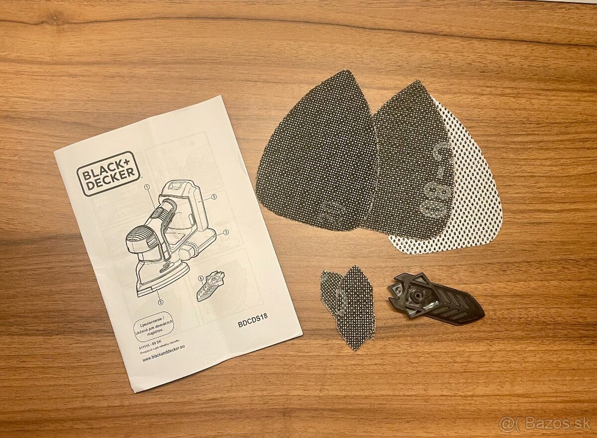 Black+Decker akumulátorová trojuholníková brúska - 4