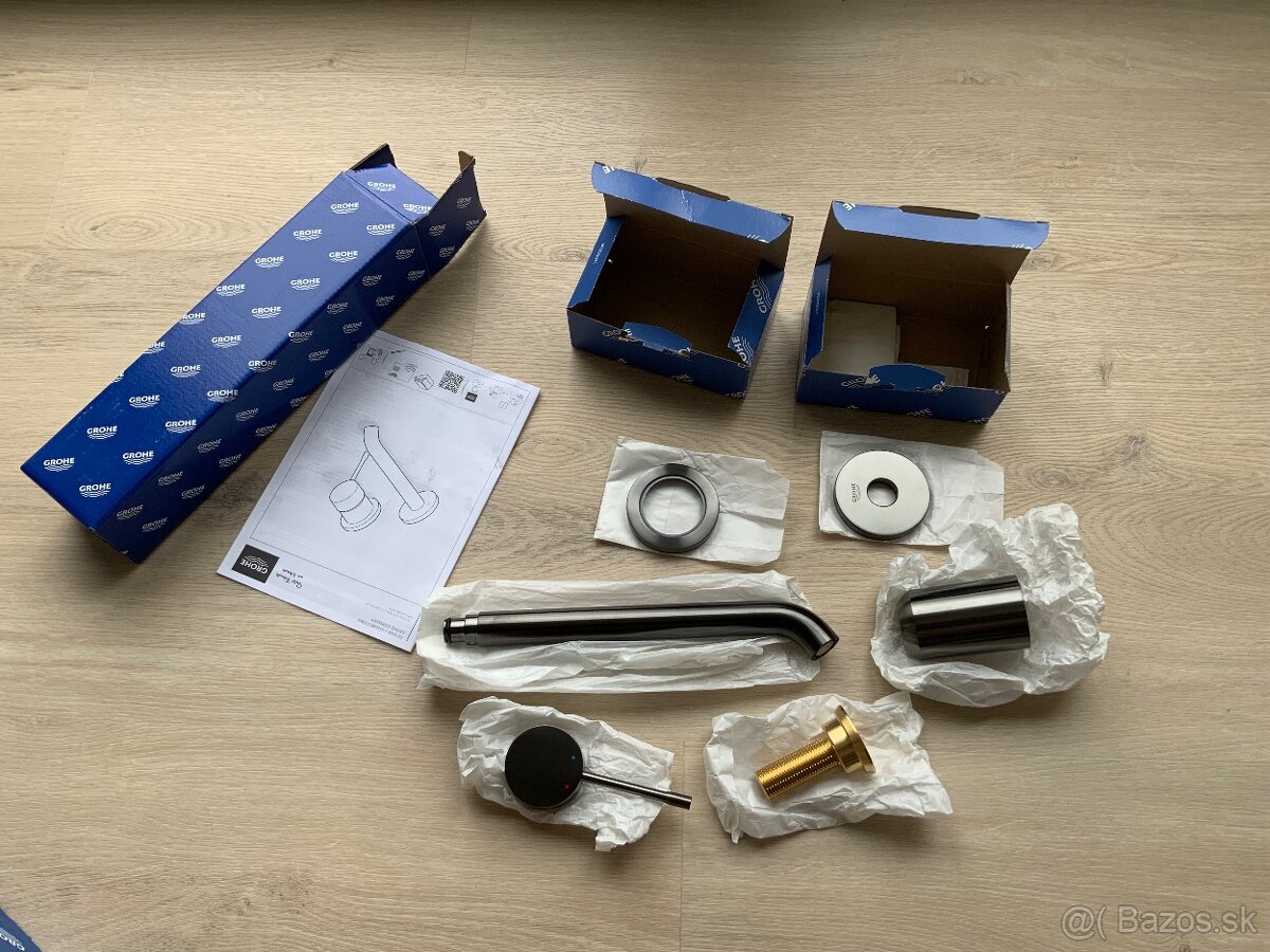 Nová batéria Grohe Essence New L brushed hard graphite - 4