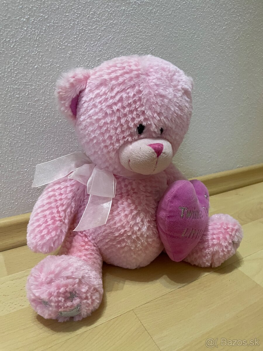 Predám plyšového ružového macka - 4