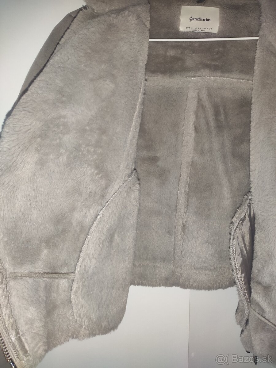 Sivá bunda do pása - 4