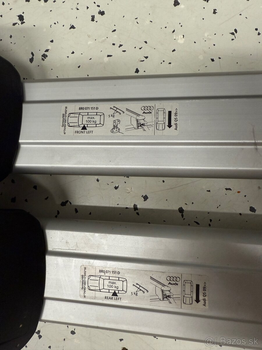 STREŠNÉ NOSIČE AUDI Q5 SQ5 8R 2009-2017 - NOVÉ - 4