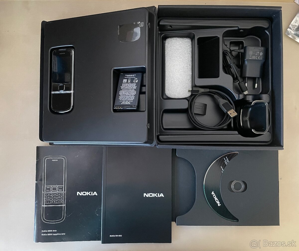 Nokia 8800 arte black top stav - 4
