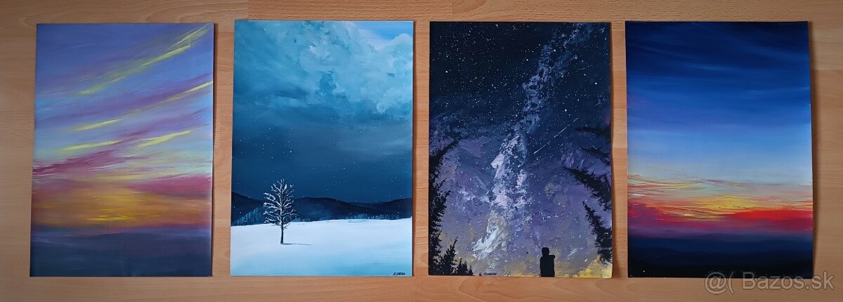 Akrylové obrazy 40x30cm 2 - 4