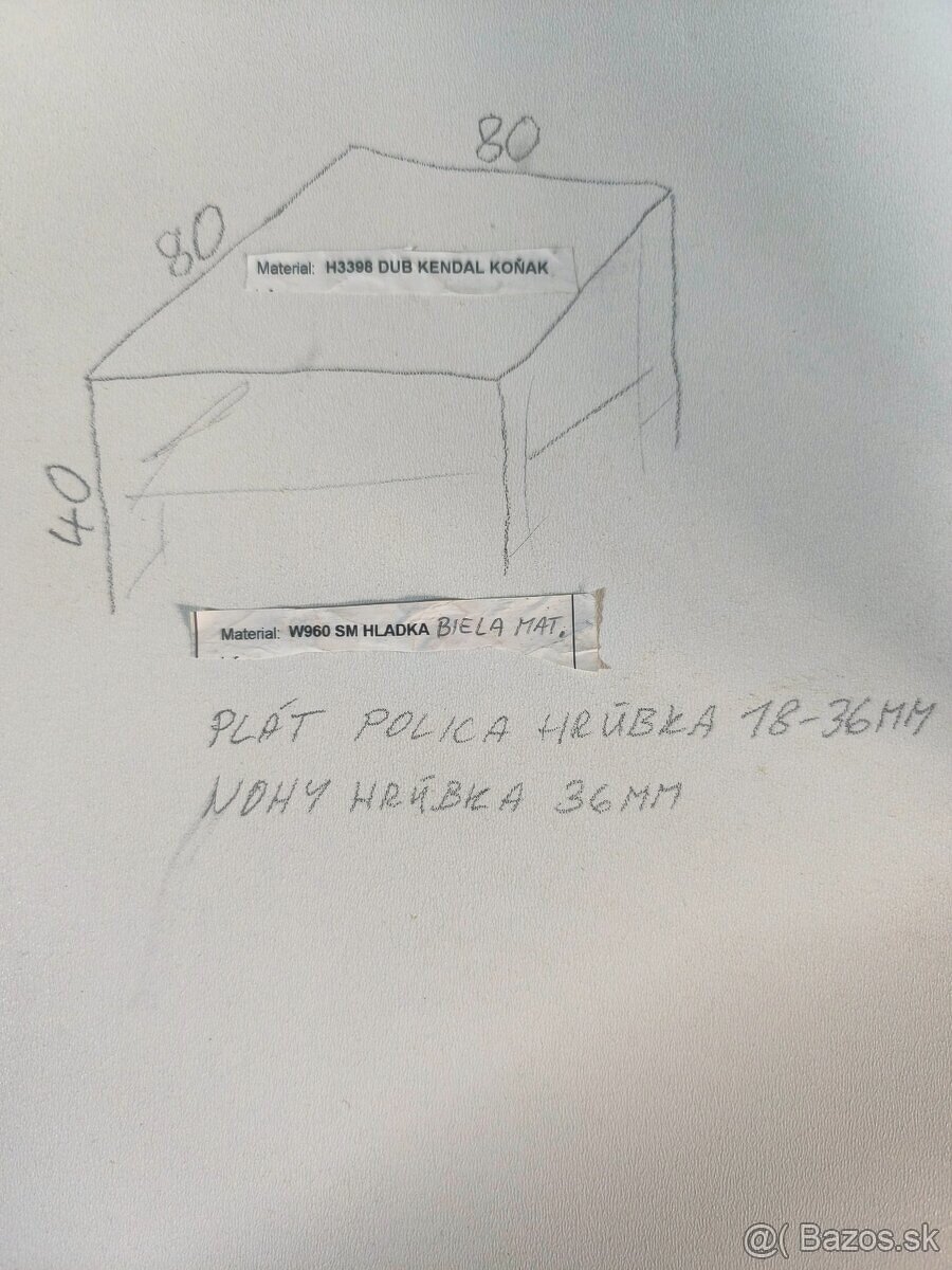 Nový konferenčný stolík 80x80 - 4