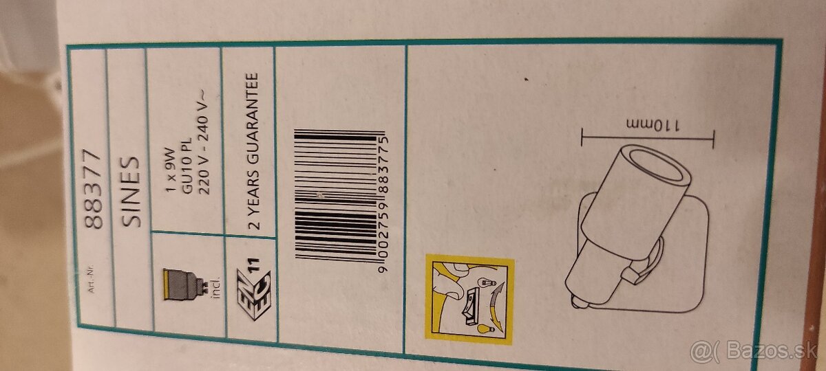 2 ks bodove svetlo EGLO SINES 88377 - 4