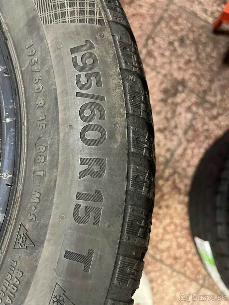 195/60 R15 CONTINENTAL ZIMNE - 4