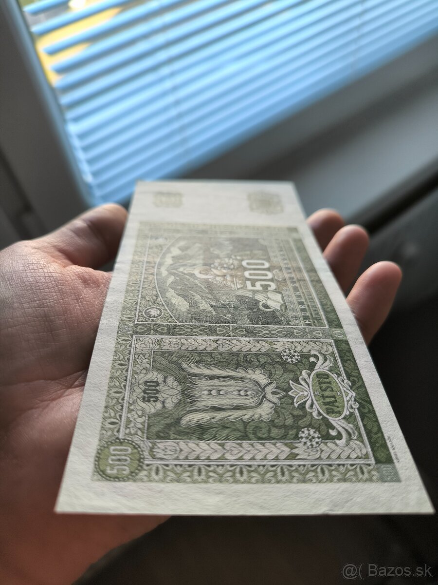 500 korún Slovenských, neperforovaná - 4