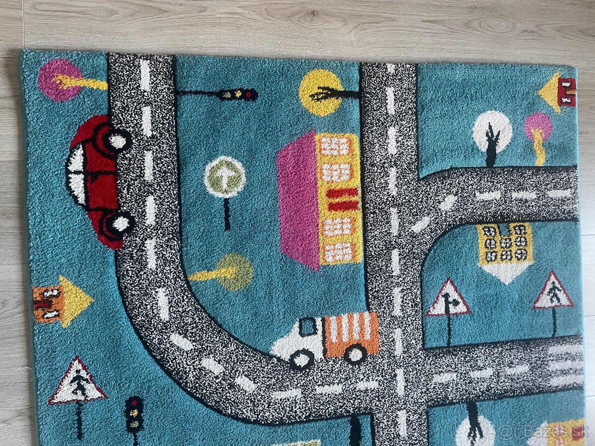 Detský koberec Mestečko/Doprava - 4