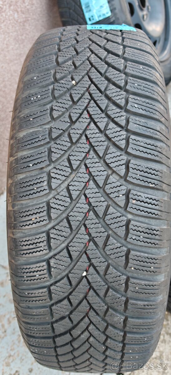 Plechové disky 5x112 a zimné Bridgestone Blizzak 205/60 R16 - 4
