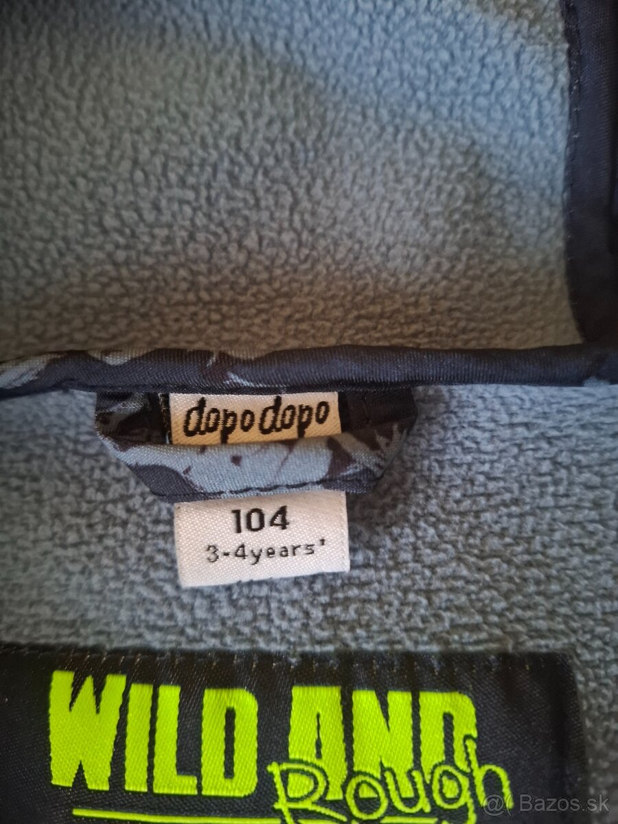 Prechodná softshelová bunda pre chlapcov 104 - 4