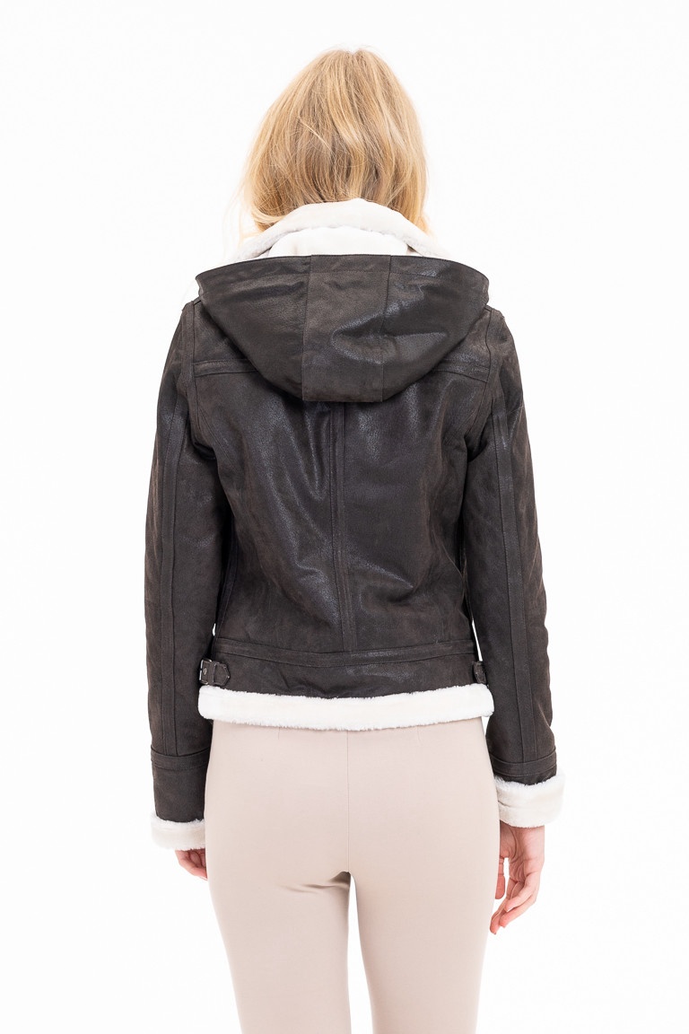Zimná kožená bunda - 4