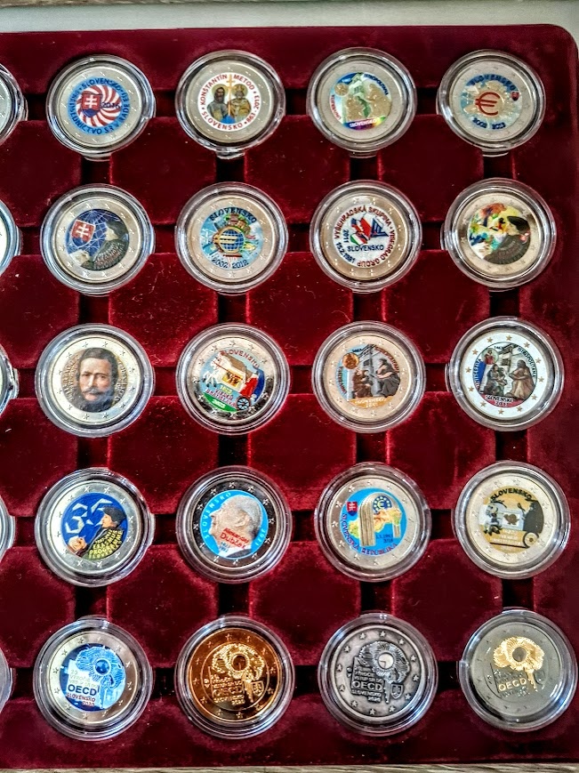 FAREBNE 2EURO MINCE SLOVENSKE TOP - 4