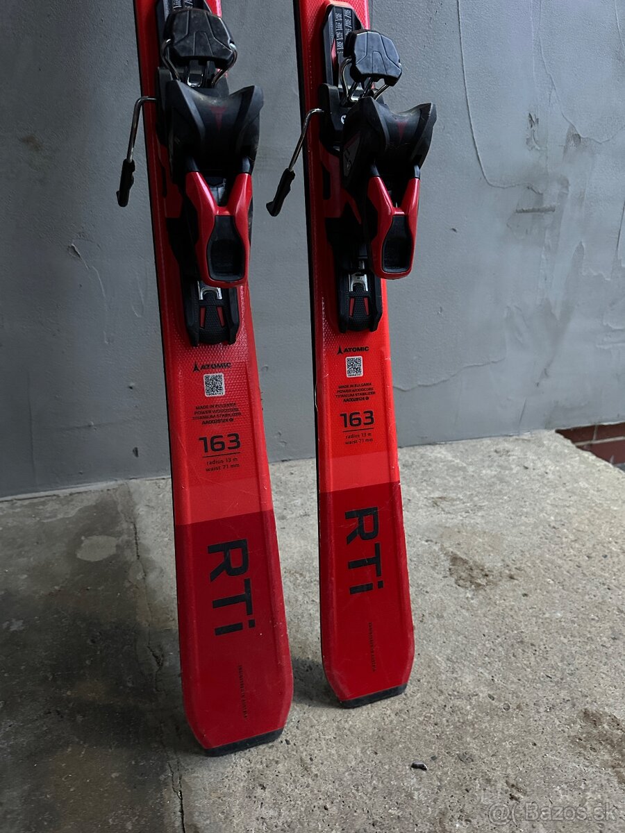 Predám lyže Atomic Redster RTi 163cm - radius 13m - 4