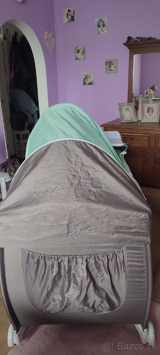 Postieľka s prebaľovacim pultom - 4