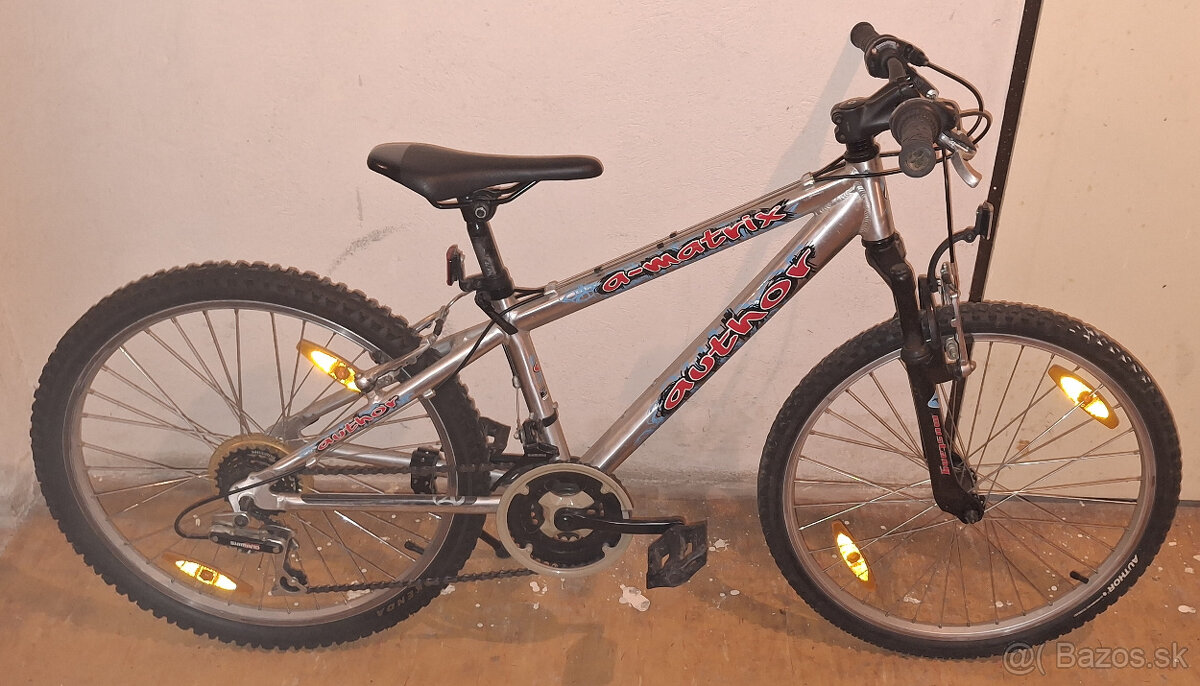 Predám detský bicykel AUTHOR a-Matrix, kolesá 24“ - 4