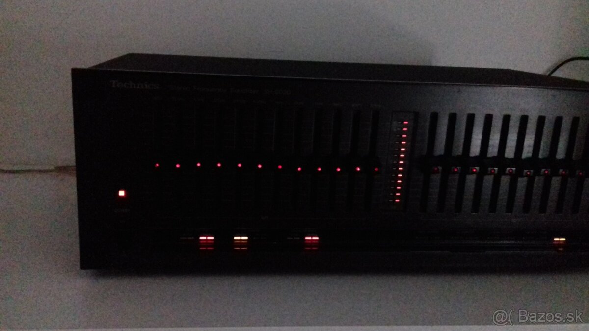 2x12 pasmovy equalizer TECHNICS SH-8020, vyroba Japan, AE70 - 4