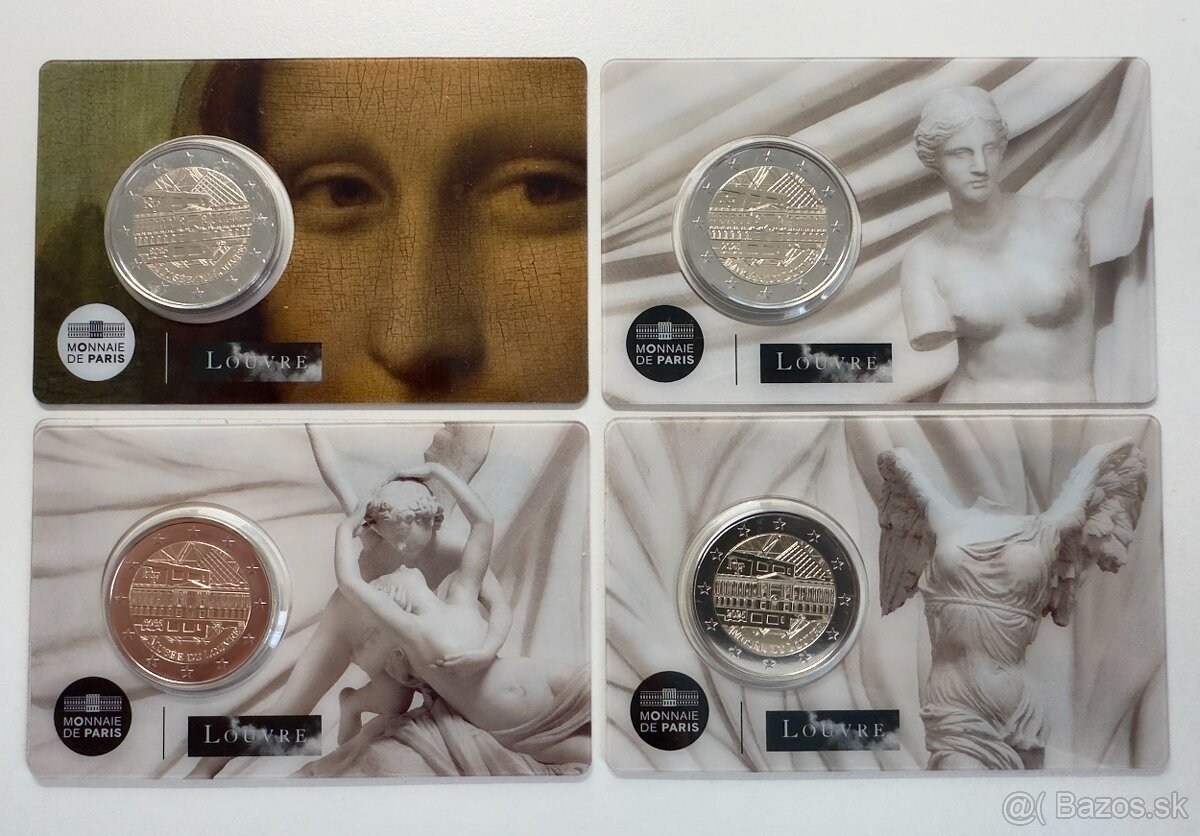 2 euro mince Francúzsko 2025 (Louvre + Notre Dame) - 4