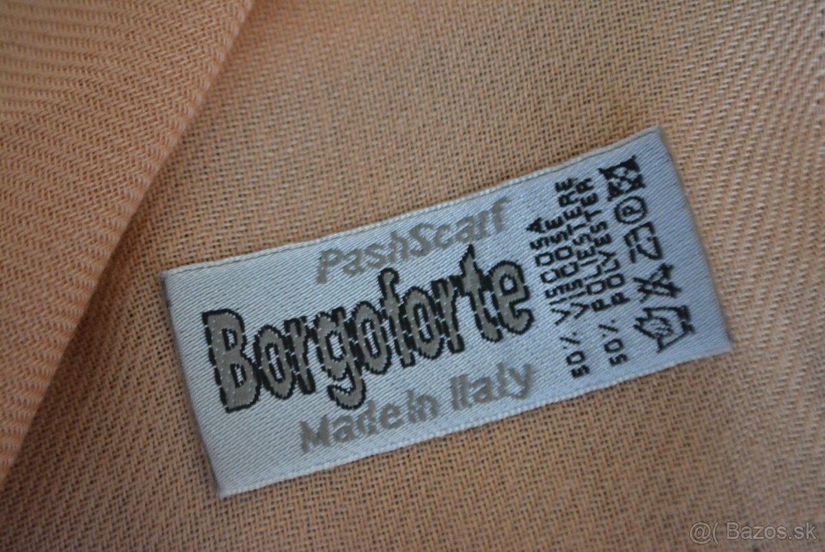 2x pashmina, lososová a ružová - 4