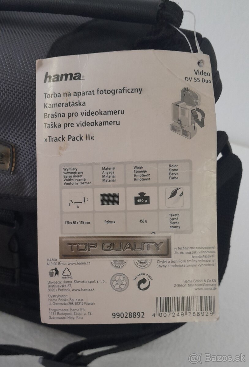 Predám brašnu HAMA Video DV55 Duo - 4