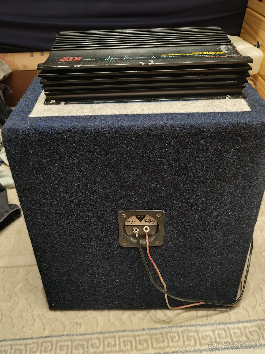 Subwoofer a zosilňovač - 4