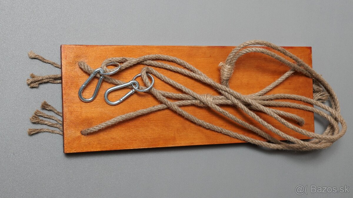 Drevená hojdačka z masívu - 4