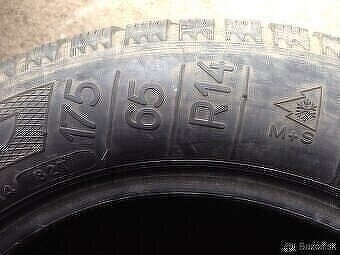 Predám zimné gumi r14 175/65 5/6mm - 4