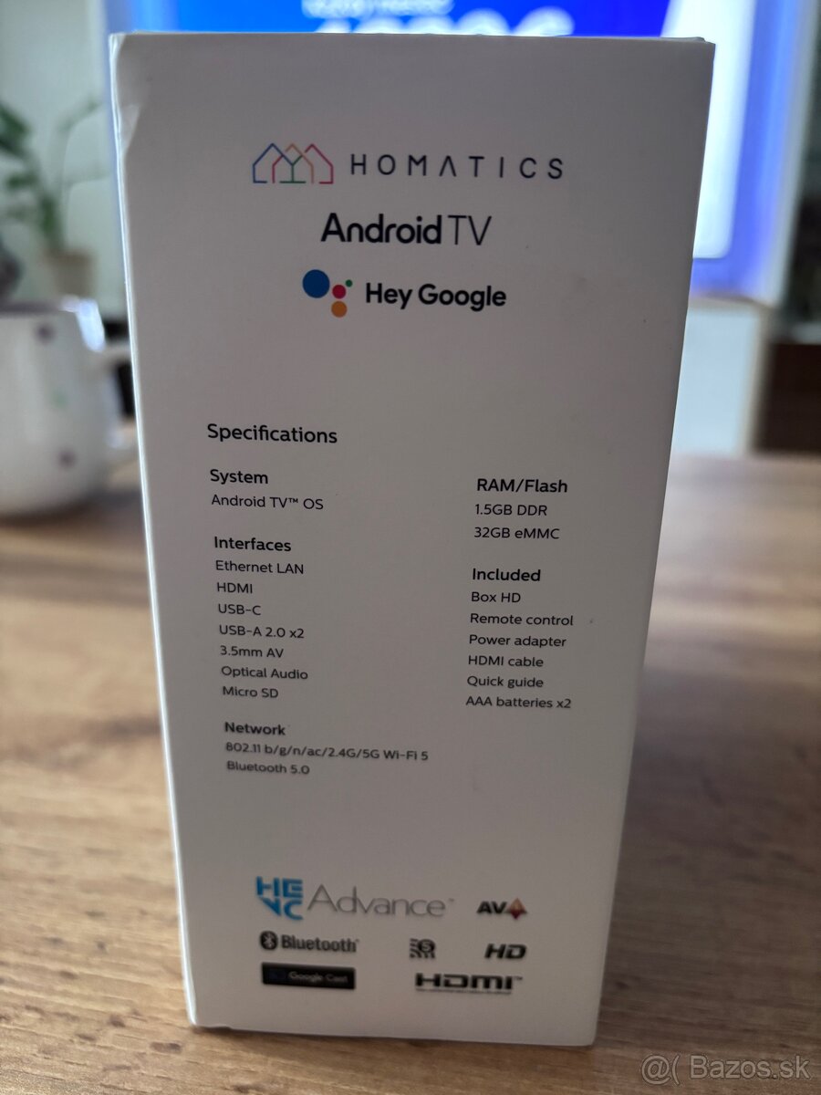 Multimediálne centrum - Homatics Box HD Android TV - 4
