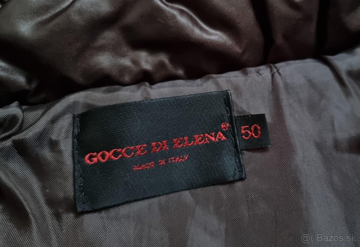 EXKLUZÍVNA nová ľahká ORIGO talianska čokoládovo-hnedá bunda - 4