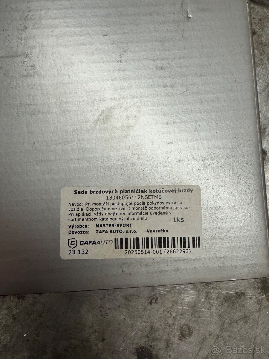 Brzdove platnicky Opel Insignia 2009 - - 4