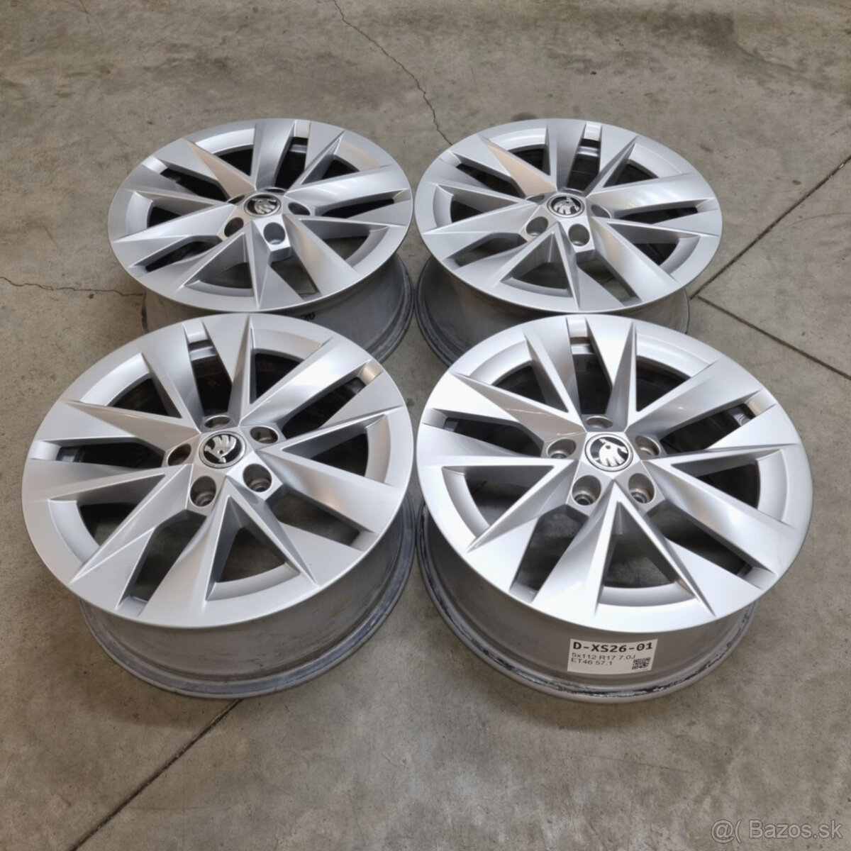 Hliníkové disky 5x112 R17 7J ET46 - 4