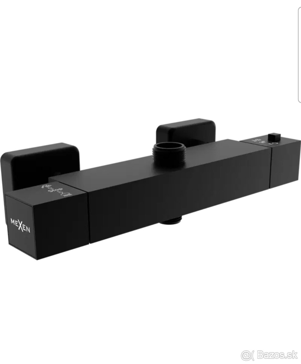 Mexen Cube termostatická sprchová batéria, čierna - 4